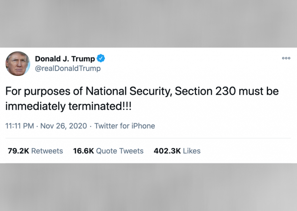 #50. Terminate Section 230